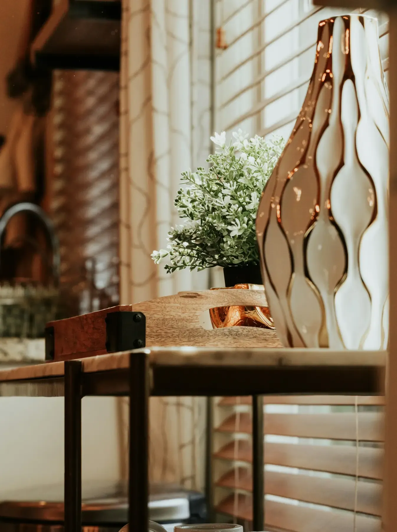 Lifestyle styling reference for calm bathroom mood